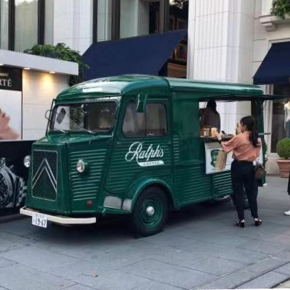 3KW-20KW Elektrische mobiele bestelwagen voor fastfood Snacks Dranken en koffie Raw Material Sojabonen