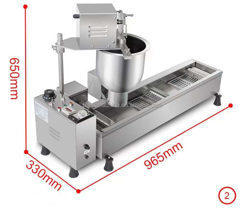 Donut Glazer Machine Volledig automatisch Arbeidsbesparing Goede reputatie 8cm Donut Grootte
