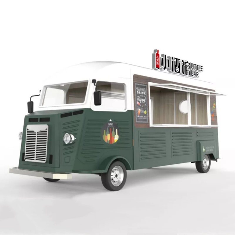Snack Food 2023 Multifunctionele elektrische mobiele bestelwagen Fastfood Catering Drinks Koffie Truck Trailer Cart
