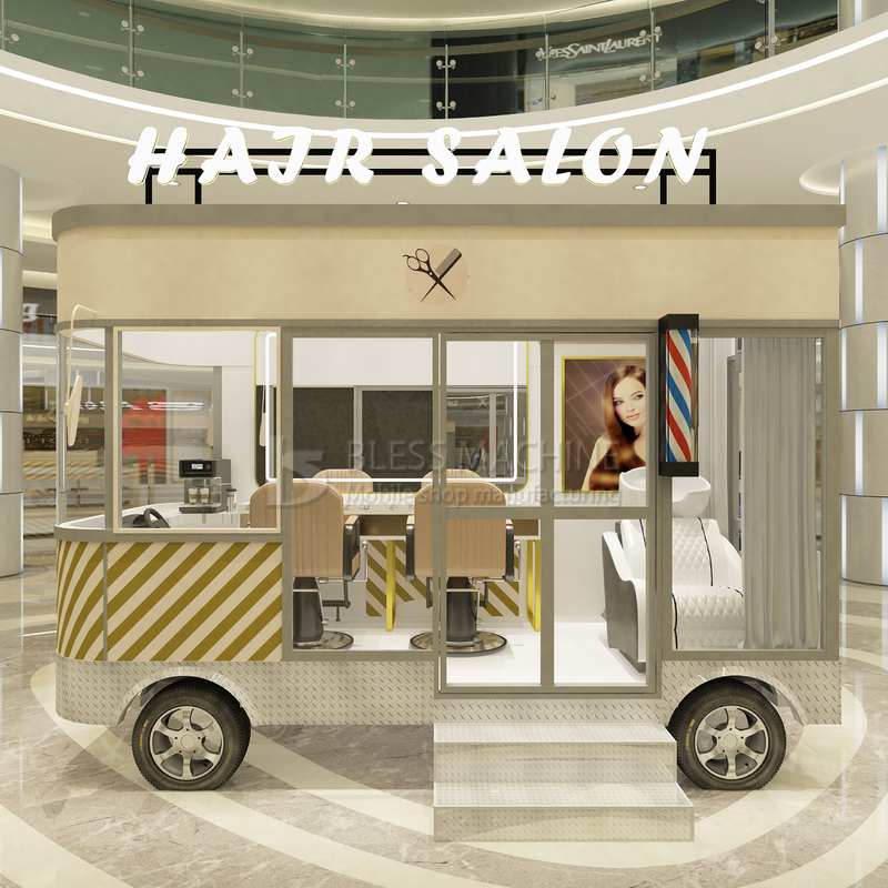 2023 Electric Mobile Haircut Salon Barbershop Style Design Van Truck Trailer Cart