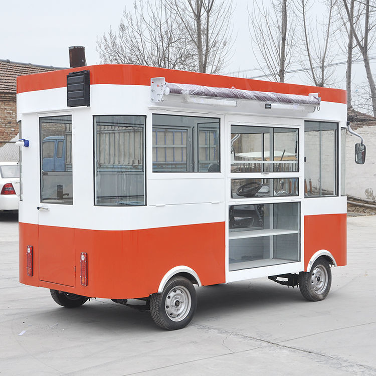 110v/220v Elektrische verkoopswagens Hot Dog mobiele voedseltruck met sojabonen materiaal
