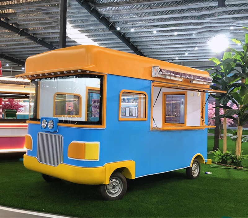 Aanpassing Mobiele voedselmandje Citroen Elektrische voedseltruck voor hotdogs en ijs