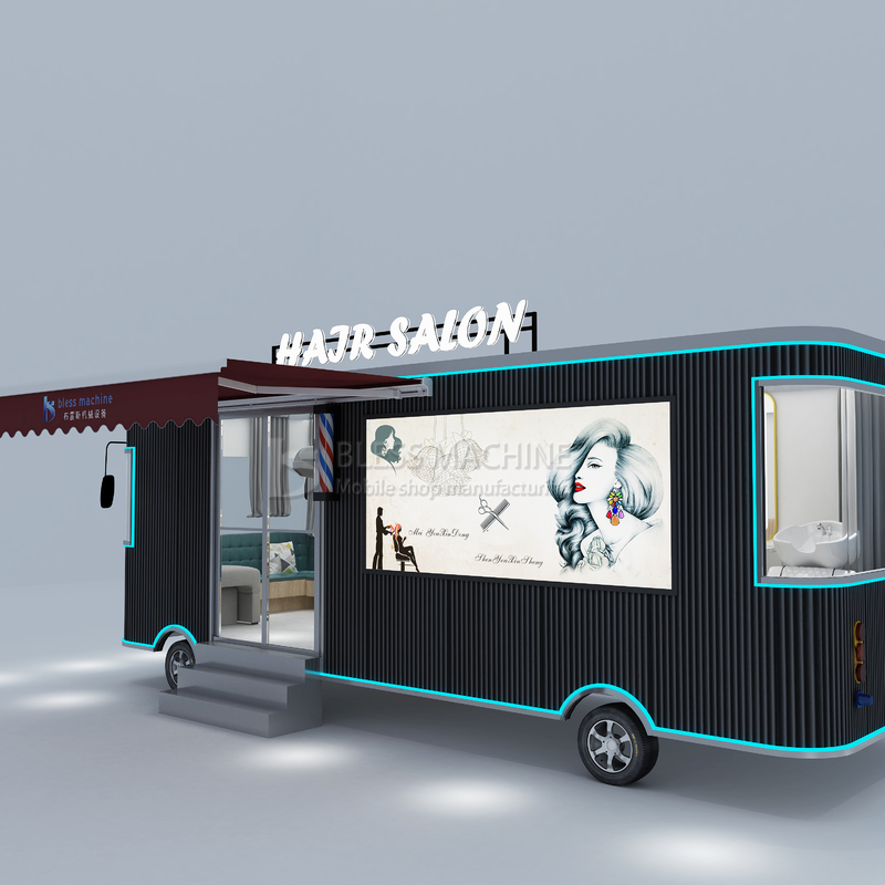 Op maat gemaakte multifunctionele mobiele winkel kapper auto voedsel vrachtwagen met soja grondstof