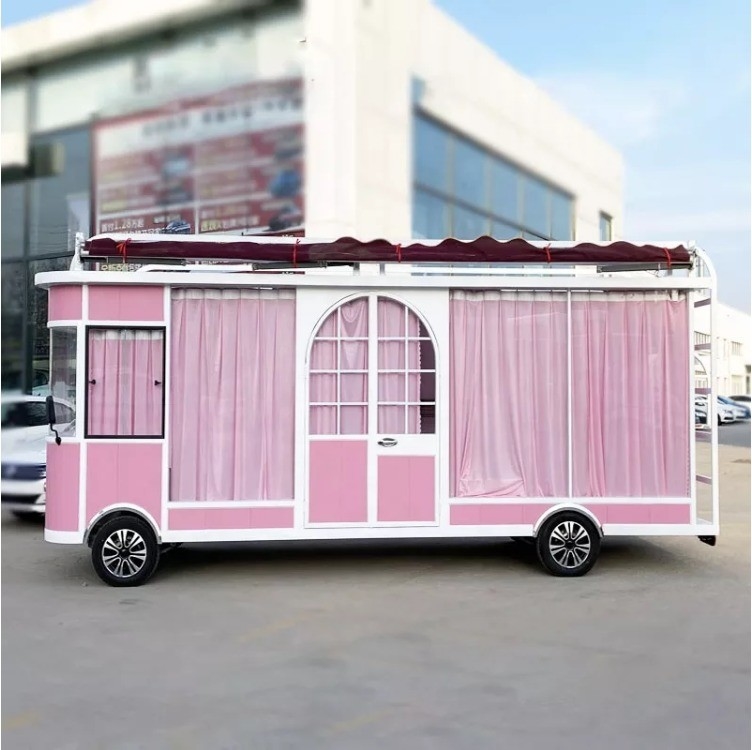 Elektrisch mobiel kapsalon kapperskleding bestelbus Truck Trailer Boutique Cart voor 1000kg