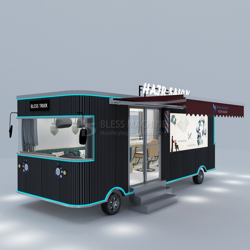 2022 Flour-based Electric Mobile Haircut Salon Van voor vleesverwerkende fabrieken Outlet