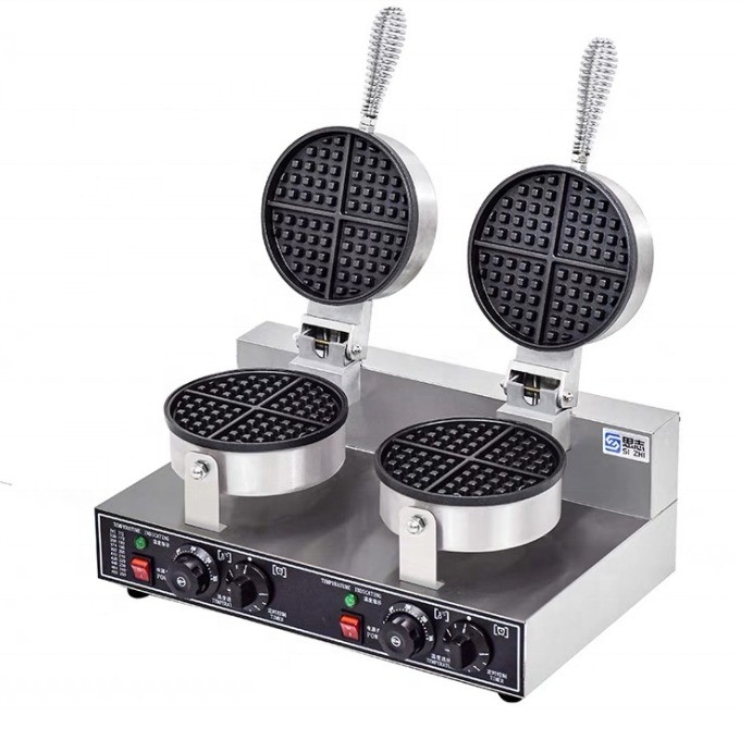 Super Performance Waffle Machine voor de detailhandel met een vermogen van 1400w en een lage investering