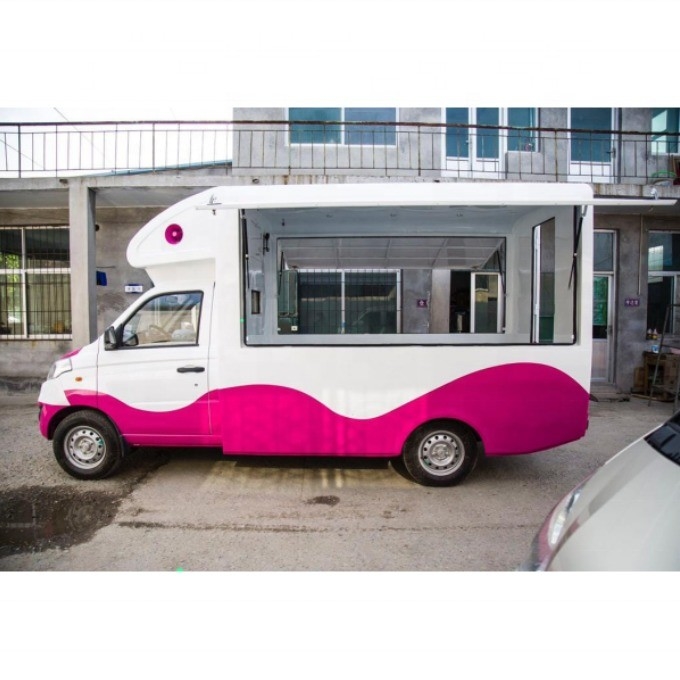 220V/380V Spanning Super Performance mobiele voedseltruck met lage investering